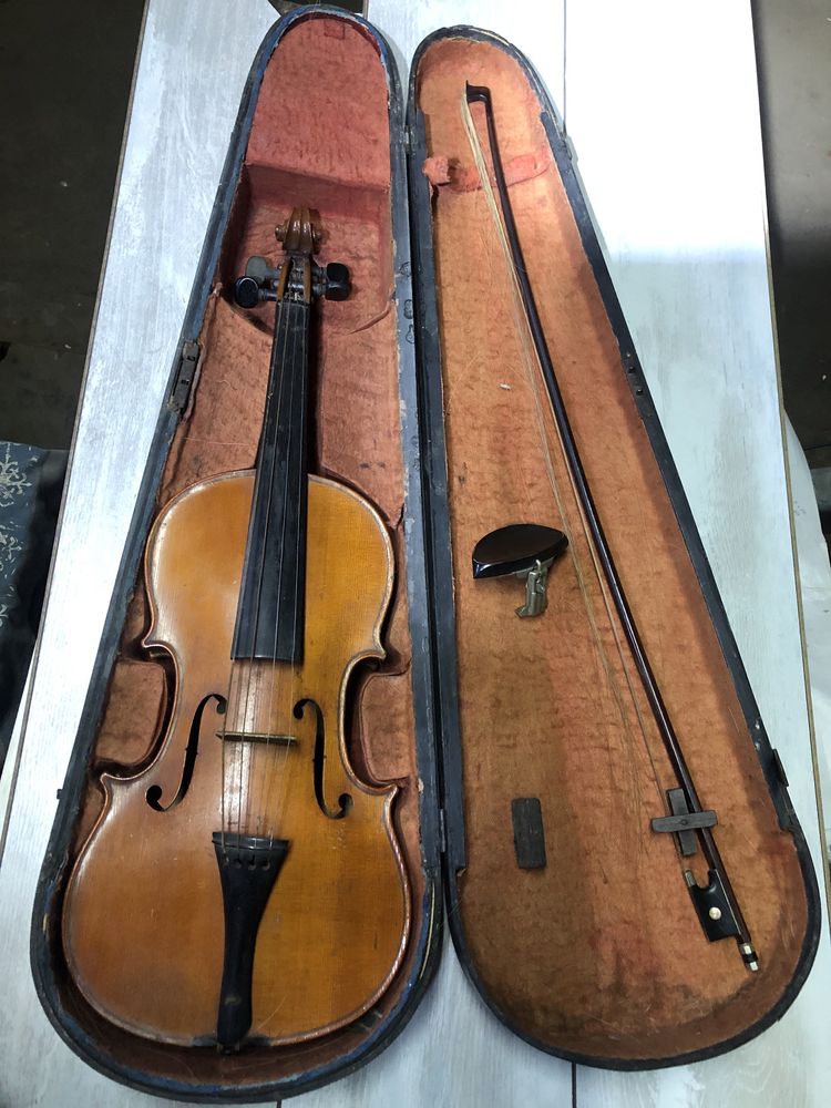 Скрипка немецкая старинная 1871 год