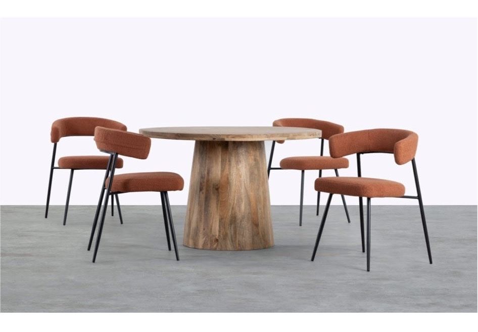 Mesa de jantar SKLUM + 4 cadeiras