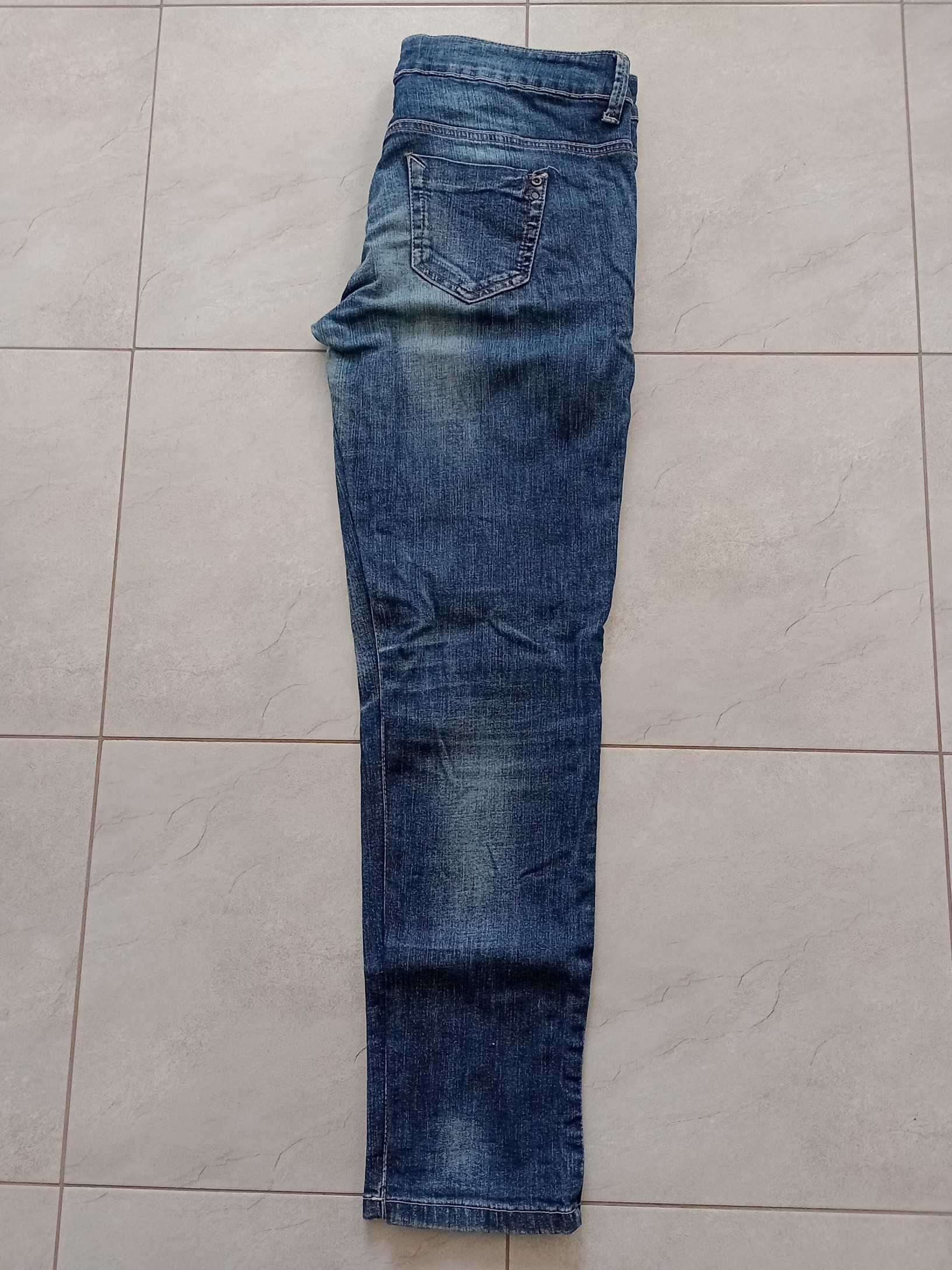 Spodnie jeansy dżinsy damskie C&A Clockhouse denim 38 M