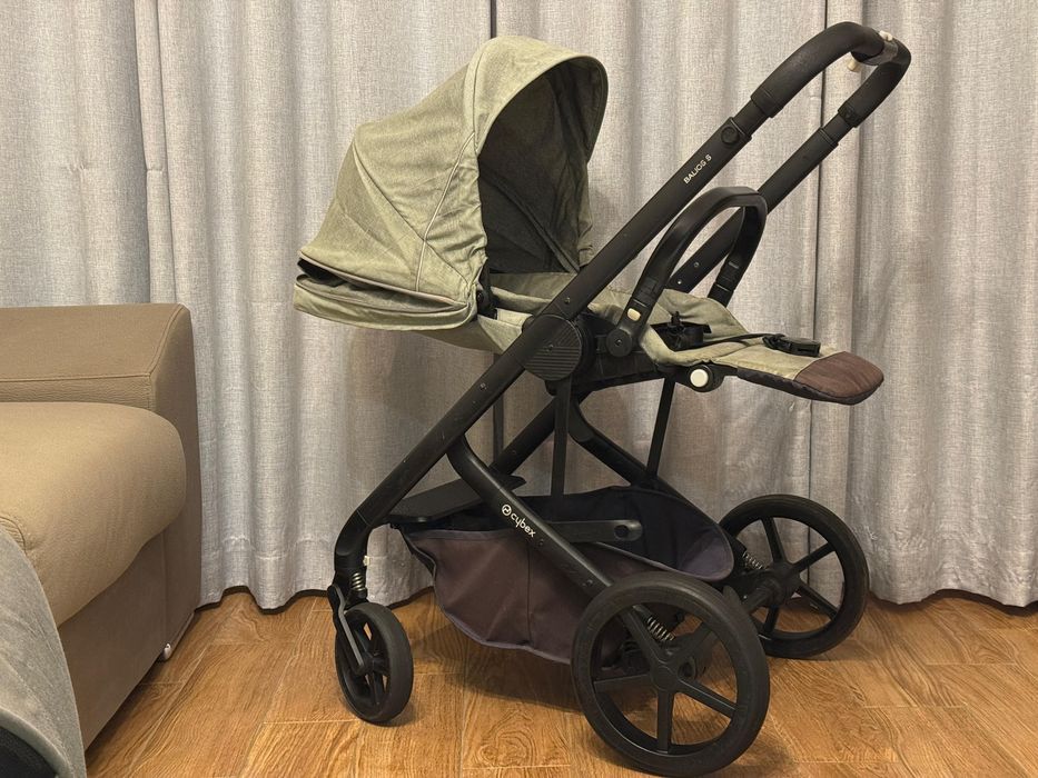 Trio Carrinho Cybex Balios S + Ovo Cloud Z + 2 alcofas + Safe Sensor