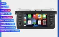 Radio android 13, BMW E46, 7 cali, Carplay, Android auto