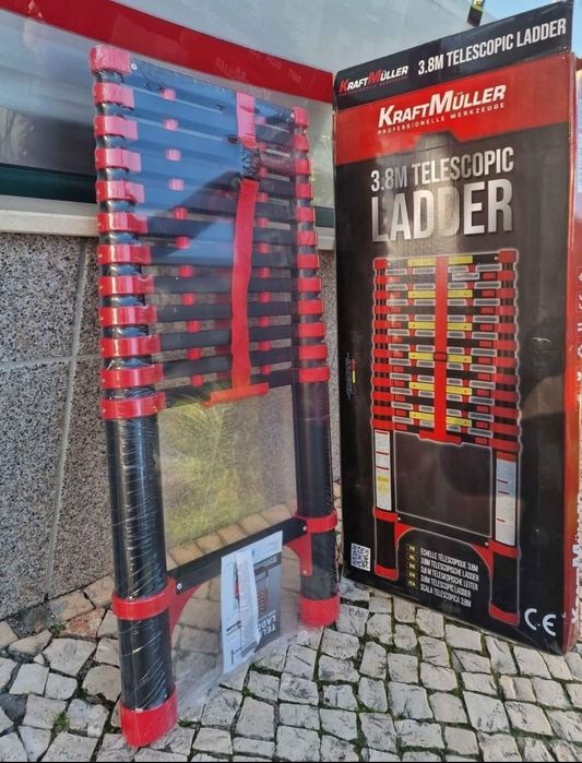 Escadas telescópica portátil Kraft müller 3.8M