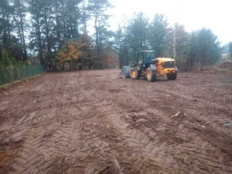 Usługi ładowarką teleskopową, prace ziemne, usuwanie korzeni, hds