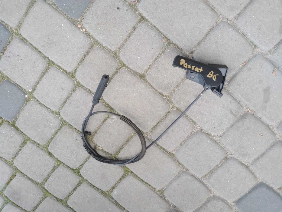 VW Passat B6 zamek maski linka rączka otwierania maski