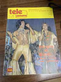 revista antiga Tele semana da TV  13 A 19 De setembro de 1976