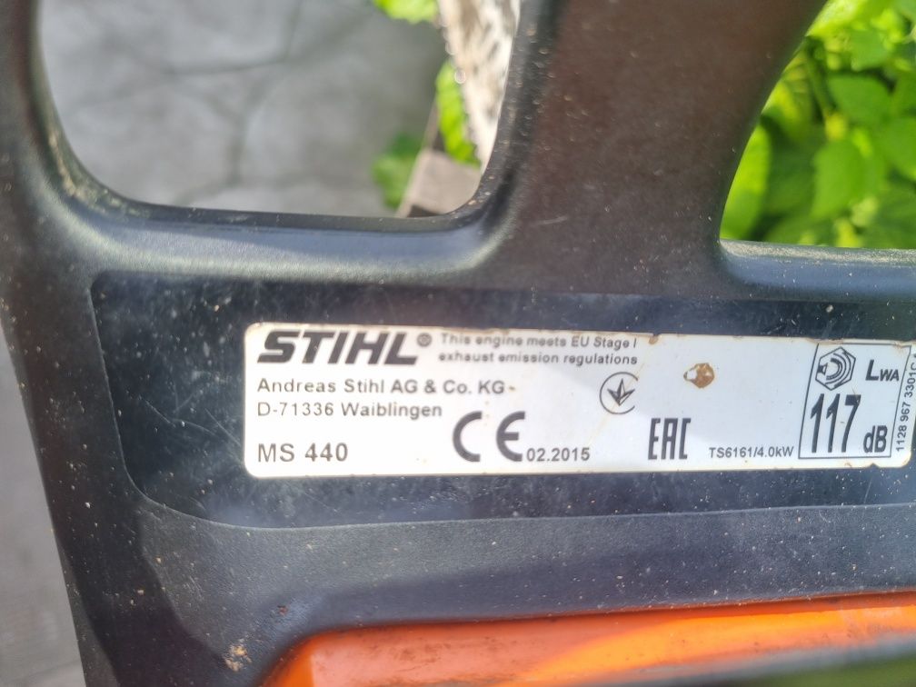 Stihl 440 Щіль Бензопила