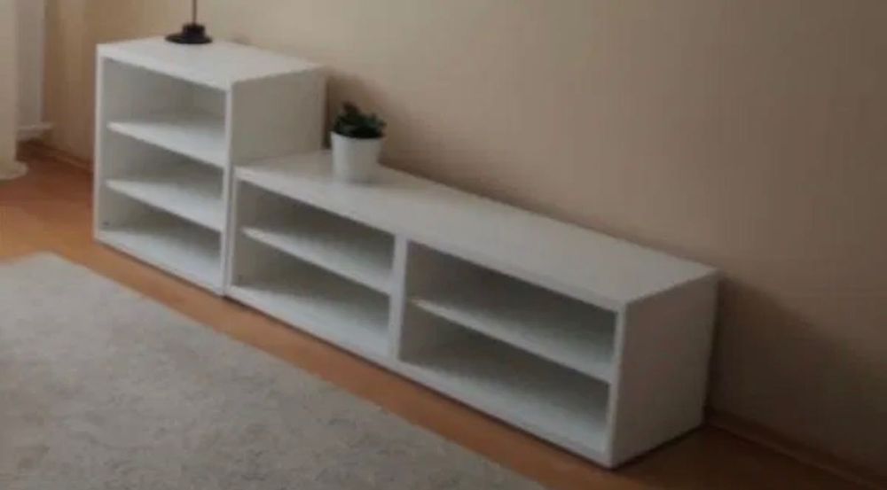 Szafka regał RTV Ikea Besta kolor biały