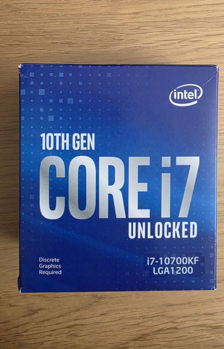 NOWY Procesor Intel Core i7-10700KF 8x 3.8 GHz LGA 1200
