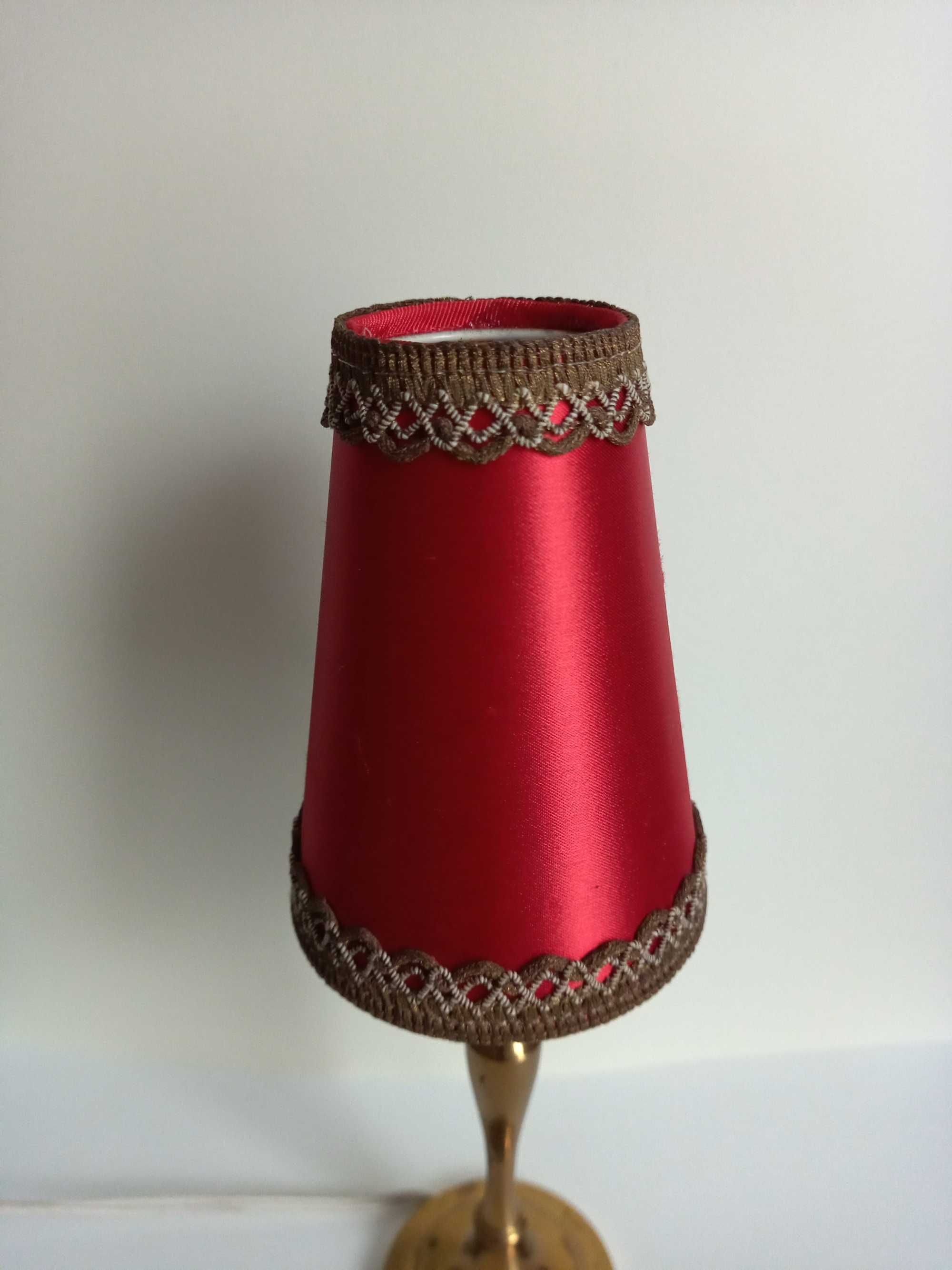 Lampa stojąca stołowa . Mosięzna.