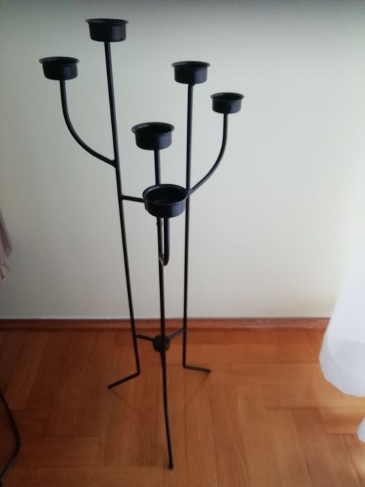 Świecznik metalowy
