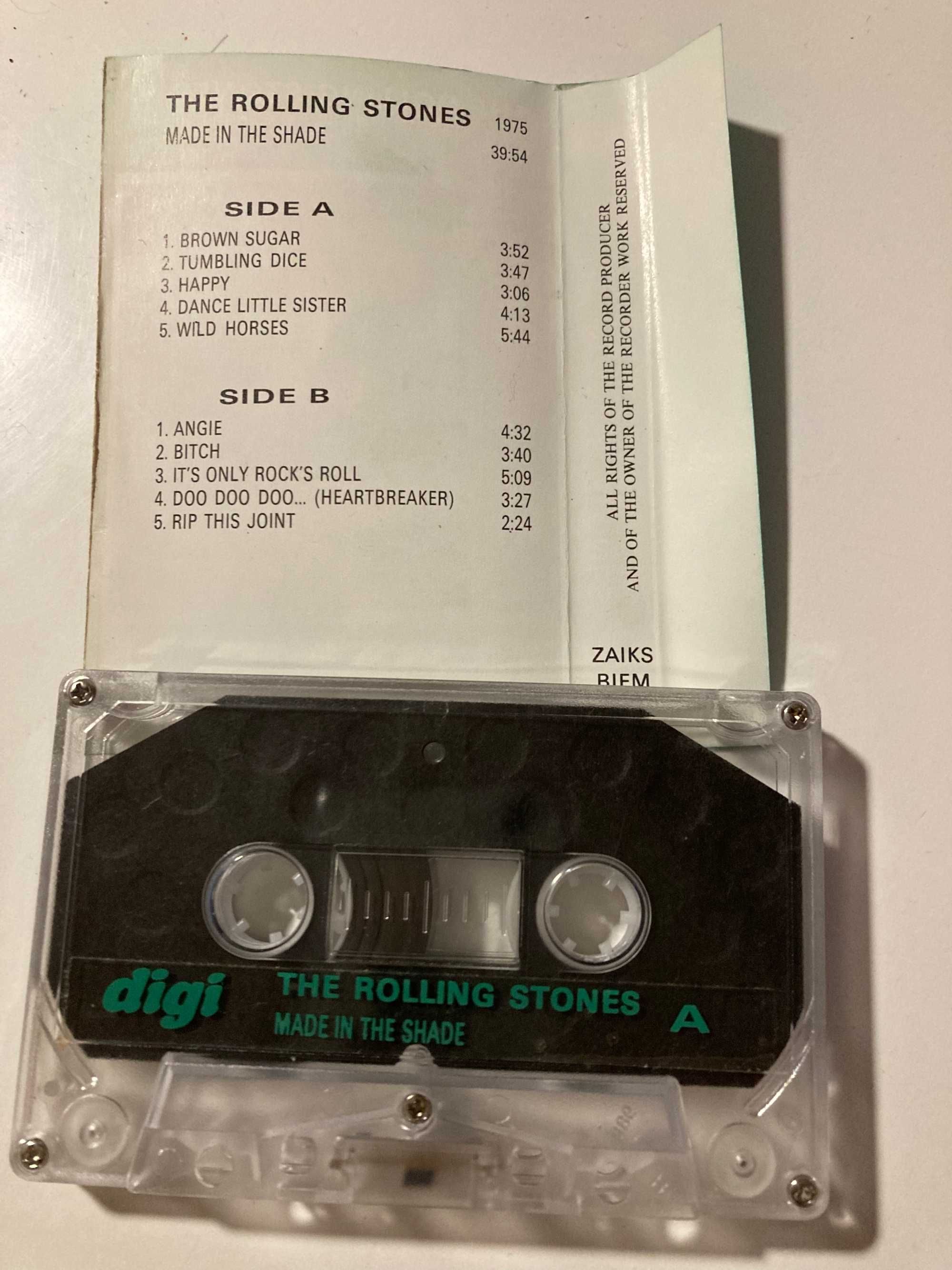 The Rolling Stones – Sticky Fingers, Made In The Shade, 2 kasety