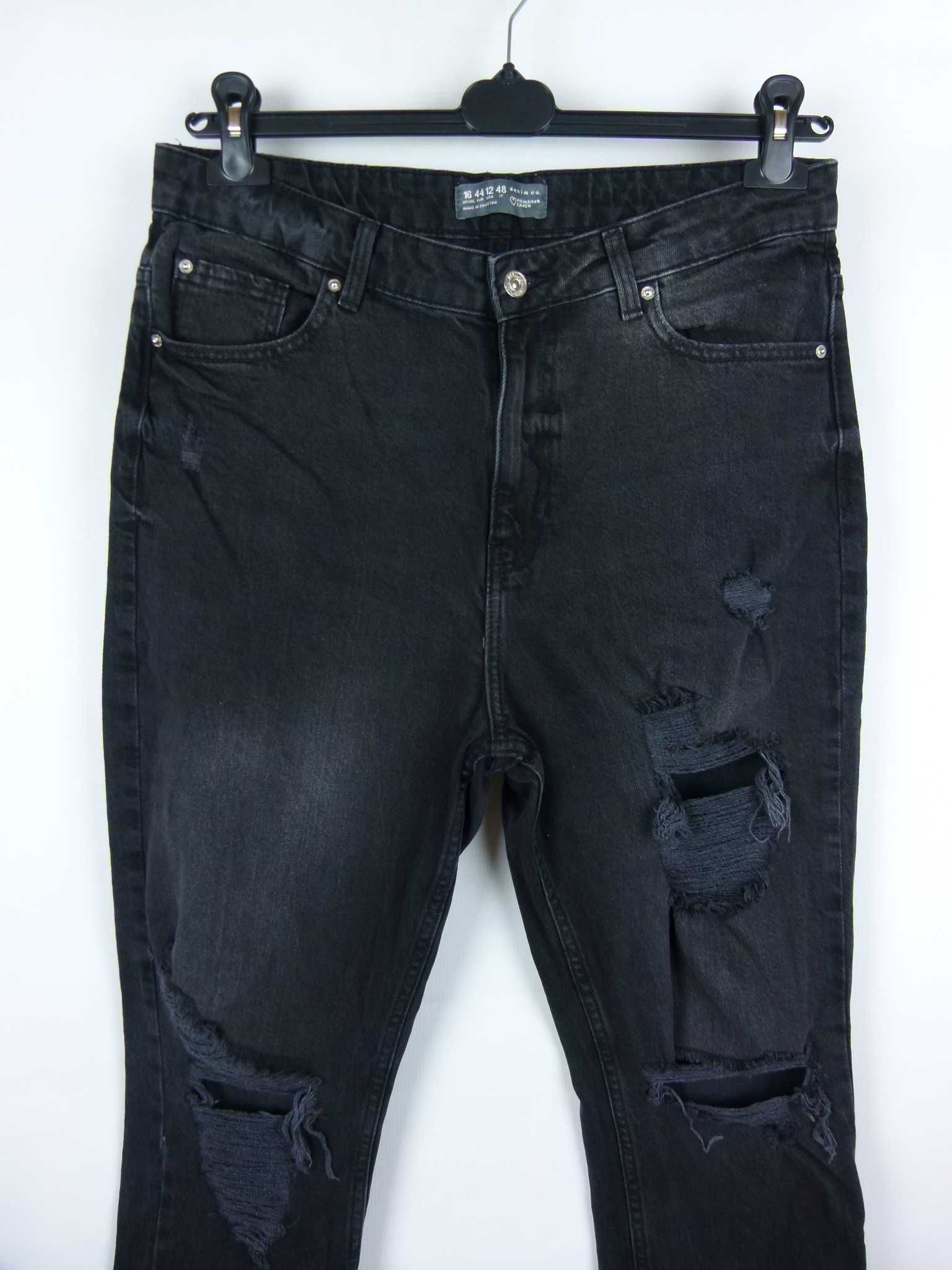 Denim Co Primark Cares jeans dziury wysoki stan 16 / 44