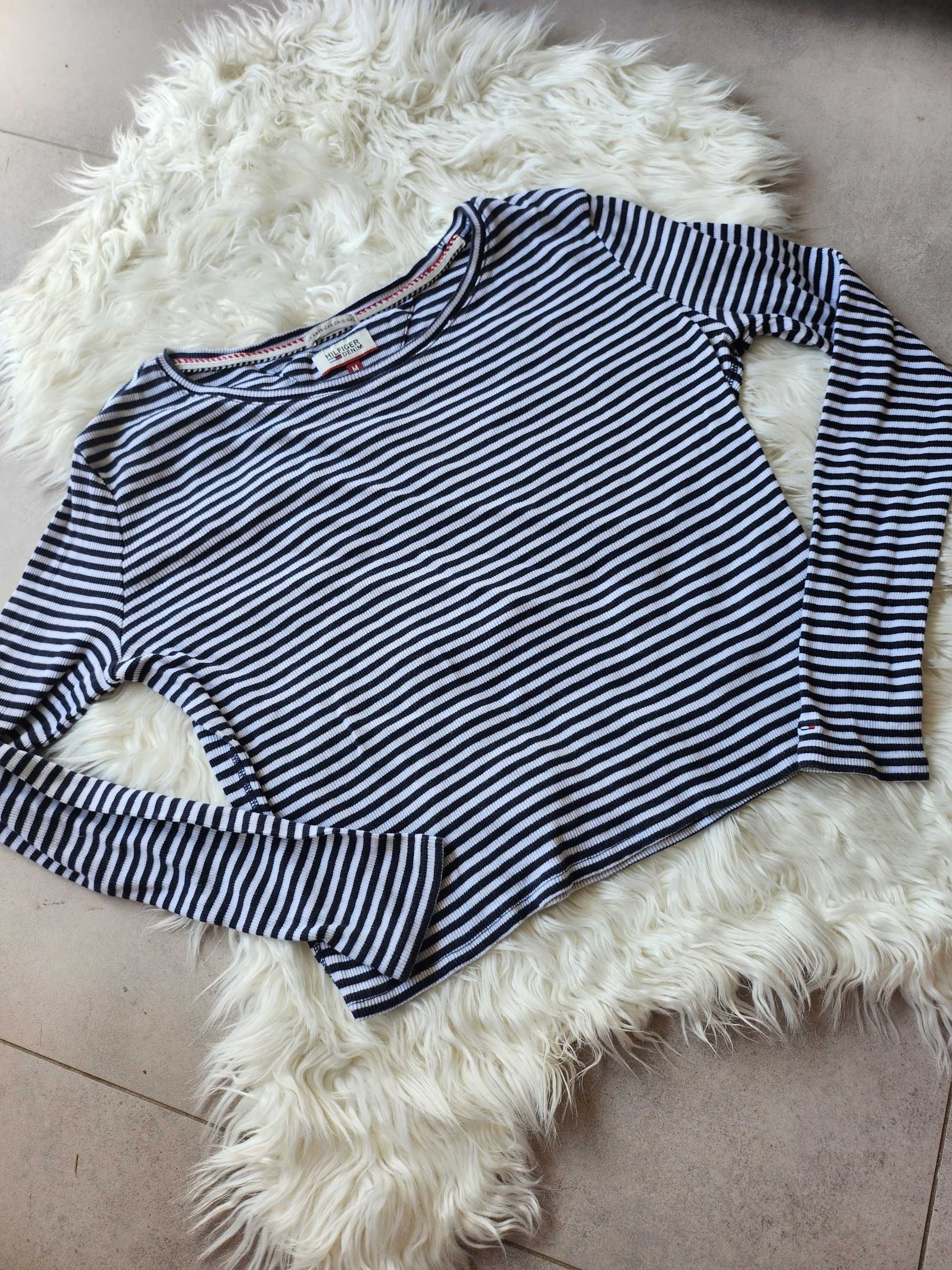 Crop top w paski Tommy Hilfiger M