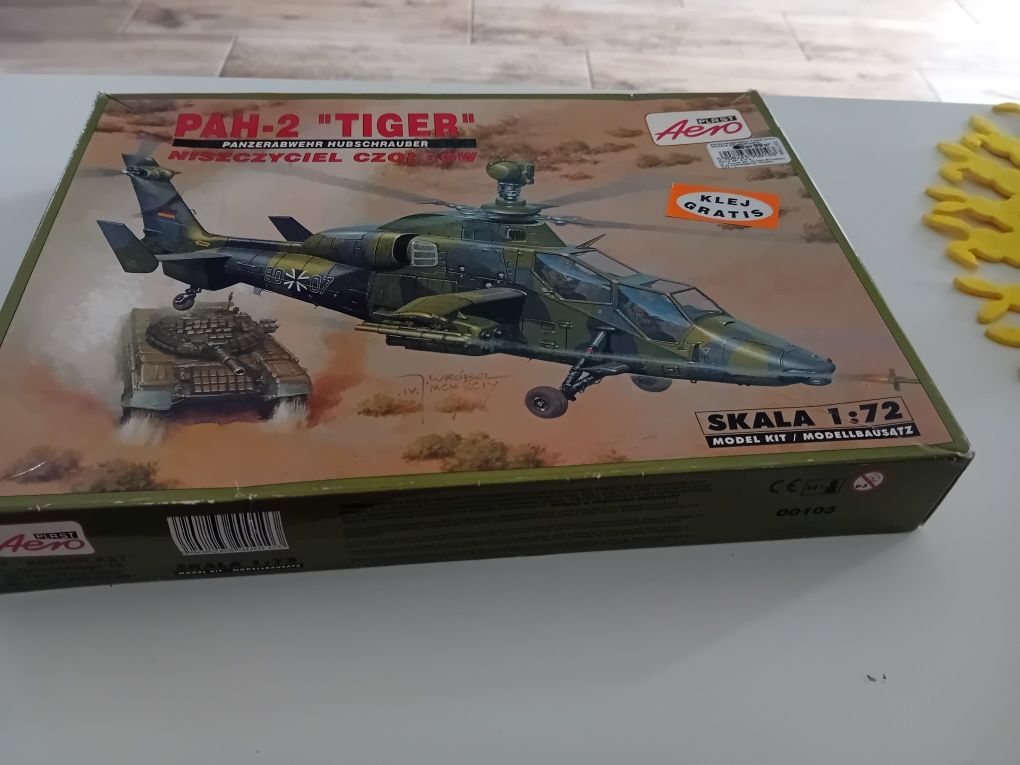 Aeroplast 1:72 pah-2 tiger niszczyciel czołgów model do sklejania