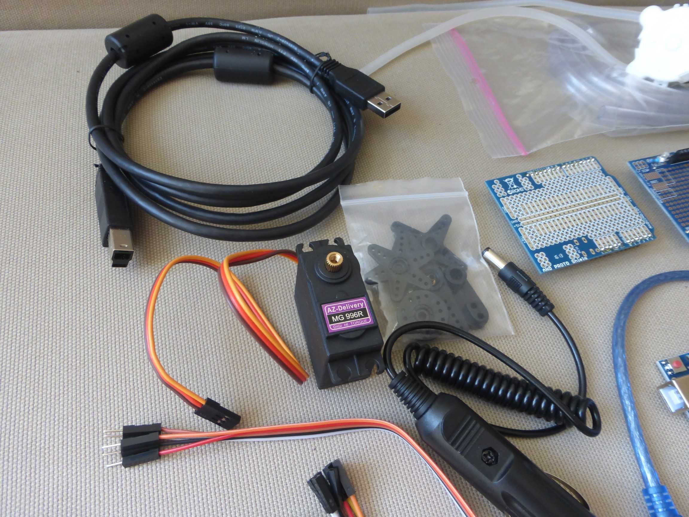 Zestaw elektroniki Arduino Uno ESP32 moduły czujniki mix