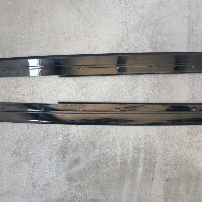 Лезвия под пороги для БМВ, ф30,32,36 BMW F30,32,36 глянец!