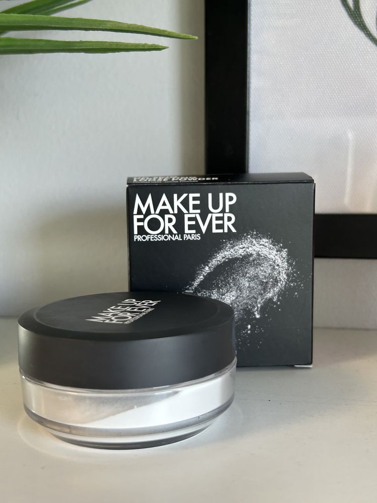 sypki puder do twarzy make up for ever transaprentny