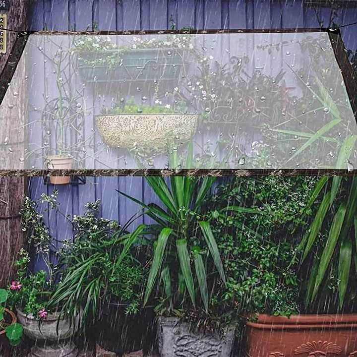 Plandeka Ogrodowa Tarasowa Przezroczysta Ogrodu 2x3m i INNE ROZMIARY