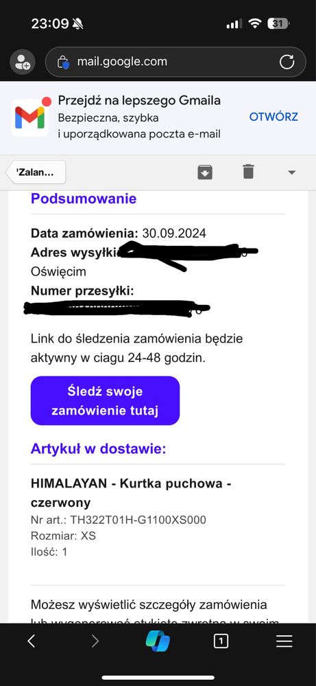 Nowa Kurtka Męska The North Face Himalayan Down Parka Zalando