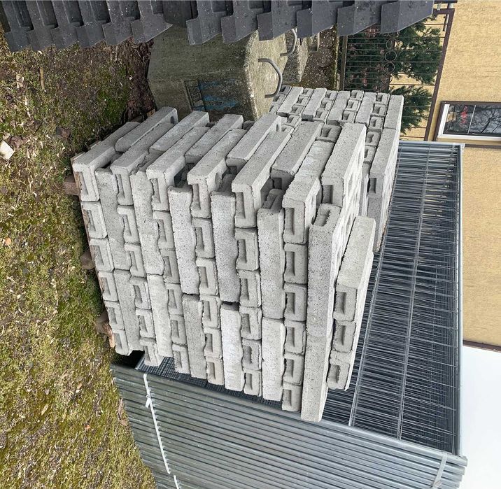 Ogrodzenie tymczasowe panel płot ażurowe budowlane zestaw 315mb ocynk