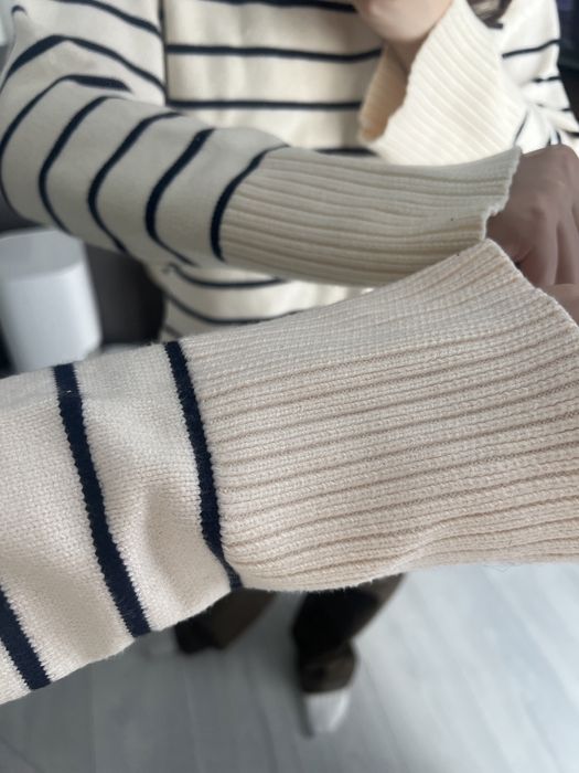 Zara джемпер светр в смужку