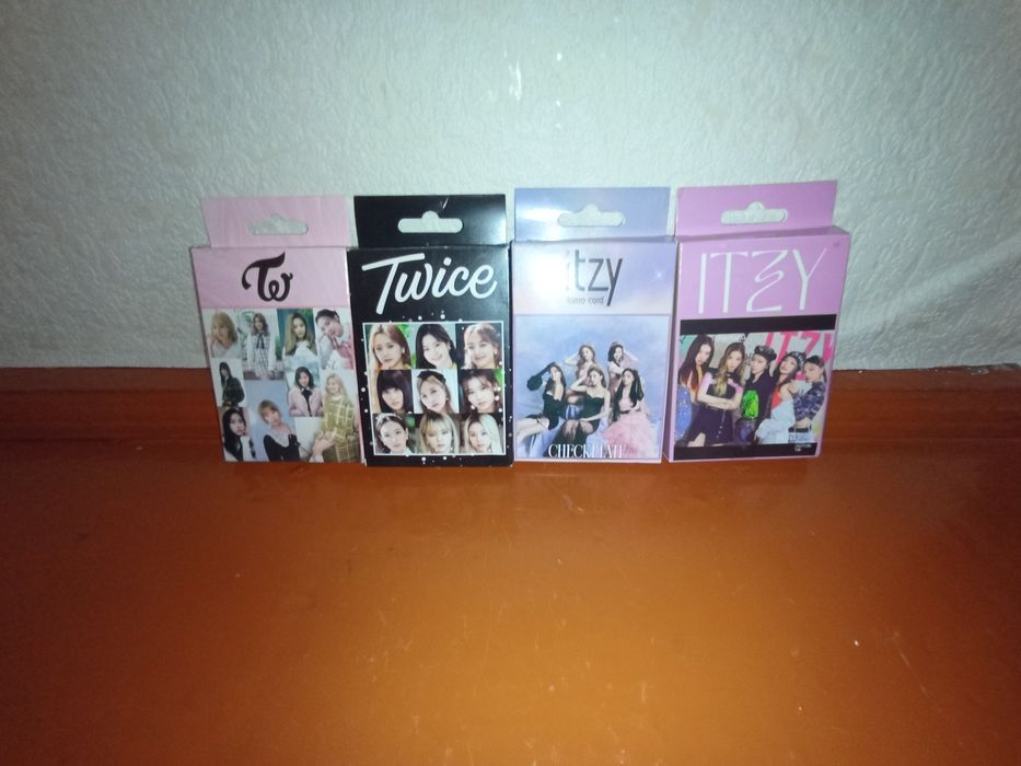 K-POP набір карток + стікери + блокнот (Stray Kids, ENHYPEN, TXT та ін