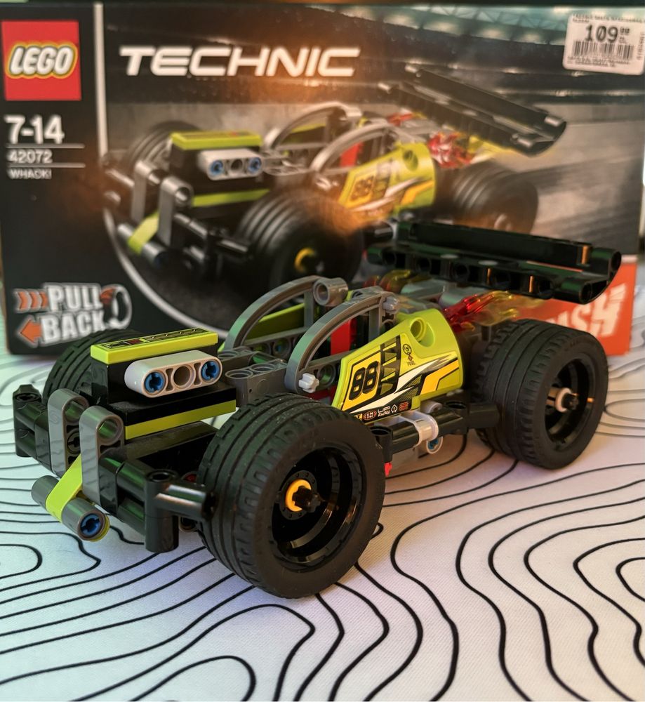 Lego technic pull back