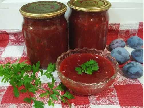 Соус домашний сливовый, вишневый, с черешни
