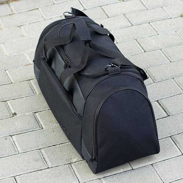 Мужская дорожная спортивная сумка NIKE большая черная на 55л