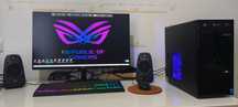 Torre ASUS Core i5-4440 + monitor de 27" e colunas Logitech 2.1.
