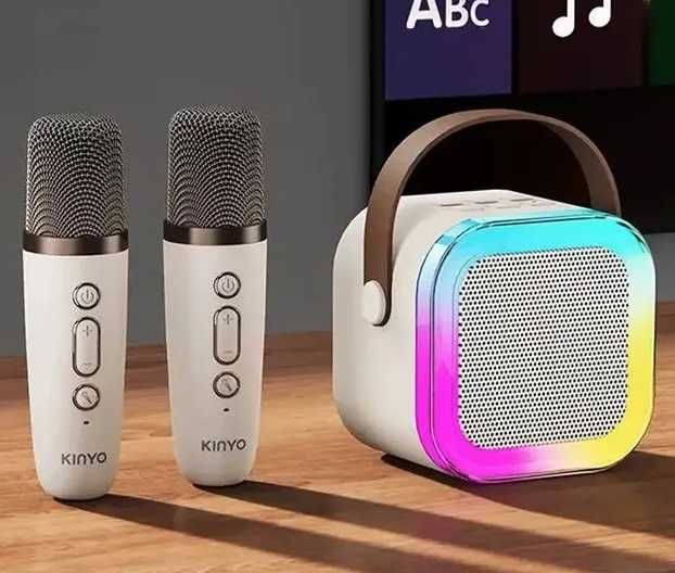 Портативна Bluetooth-колонка для караоке з бездротовими мікрофонами