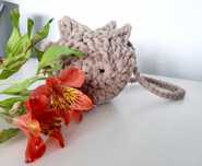 Torebka dla dziewczynki, dla dziecka handmade kotek kot