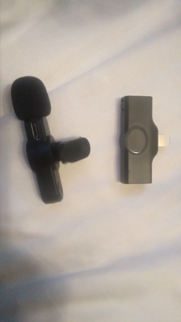 Mini mikrofon krawatowy bezprzewodowy KUWAN do iPhona