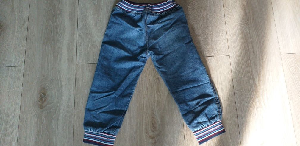 Spodnie, jeansy cienkie, rozm. 92/98