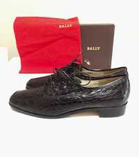 Bally-новые туфли из крокодила