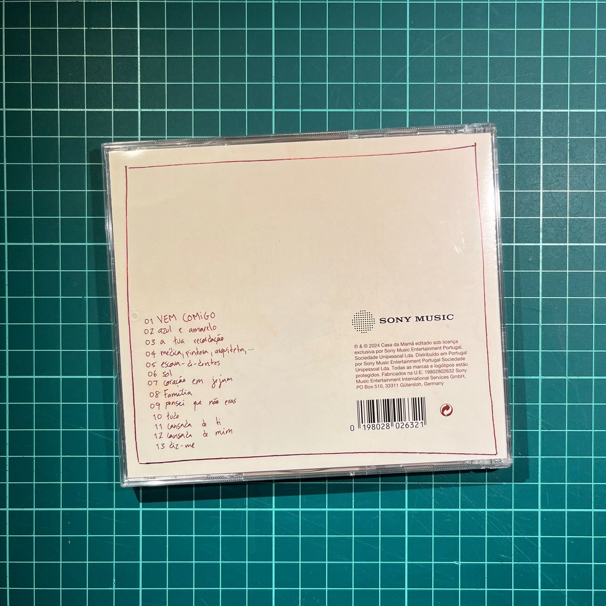 ÁLBUM contei e deixei que tu me julgasses