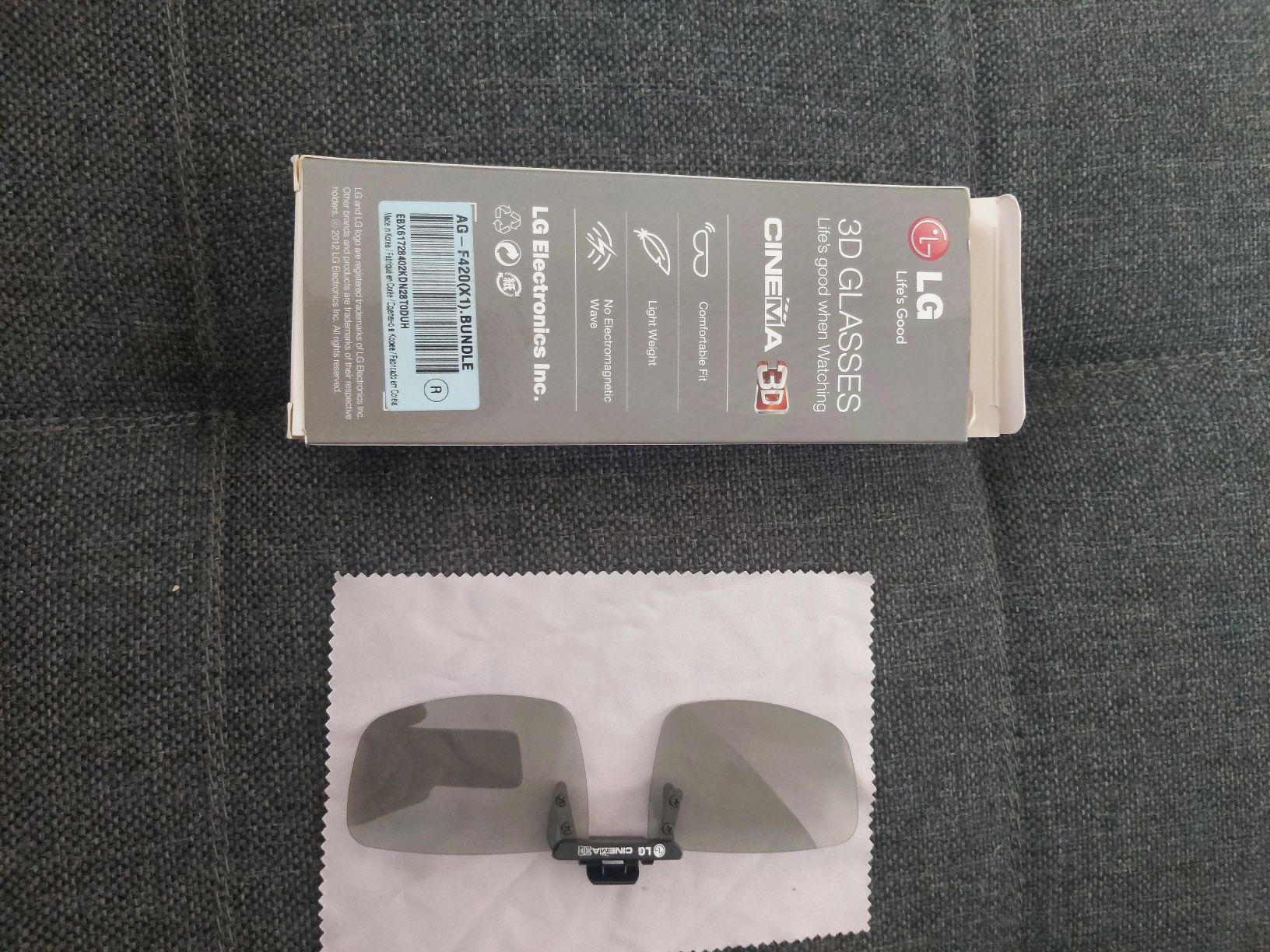 Nakładka na okulary 3D -  LG