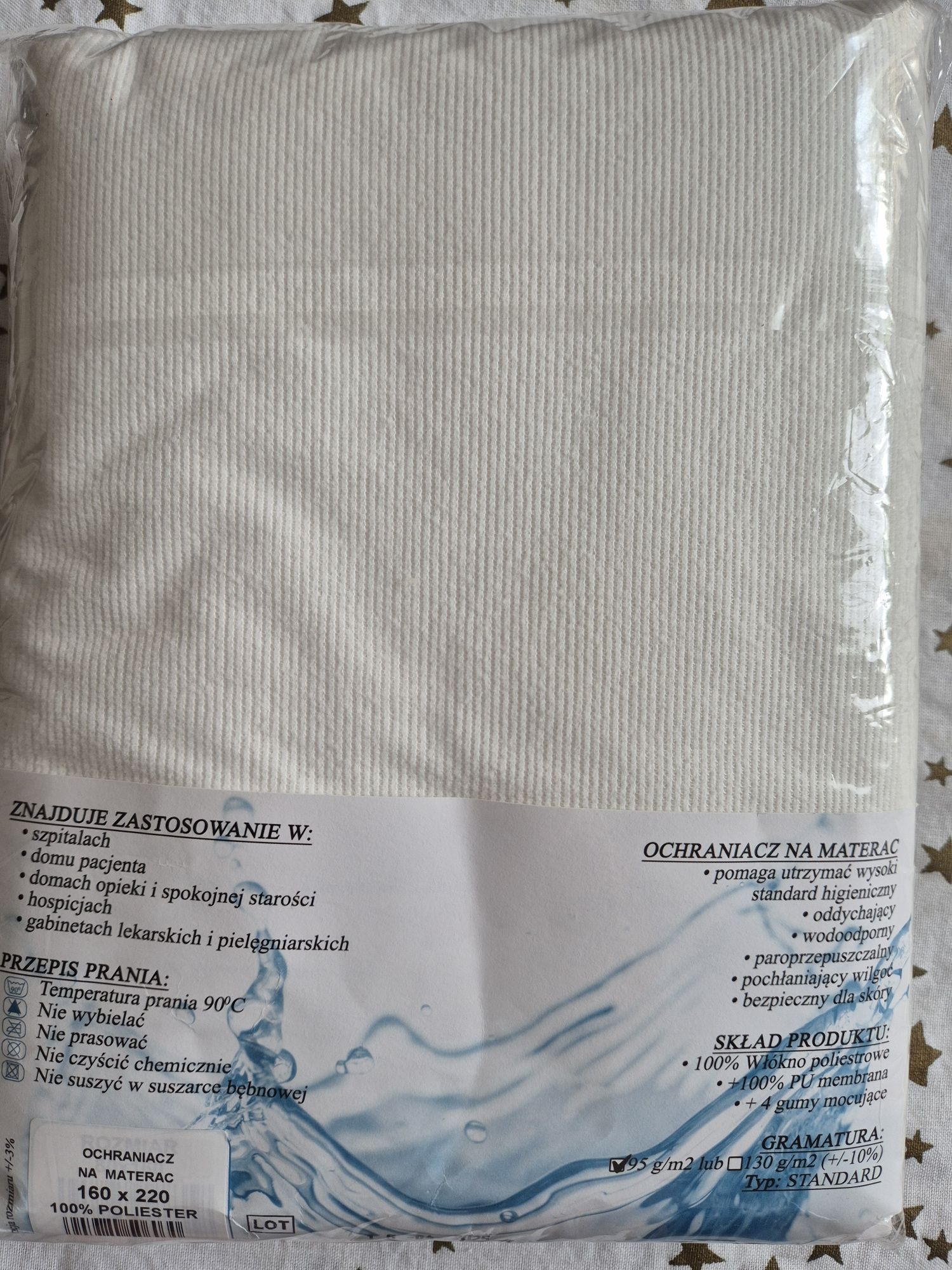 Ochraniacz na materac, prześcieradło nieprzemakalne