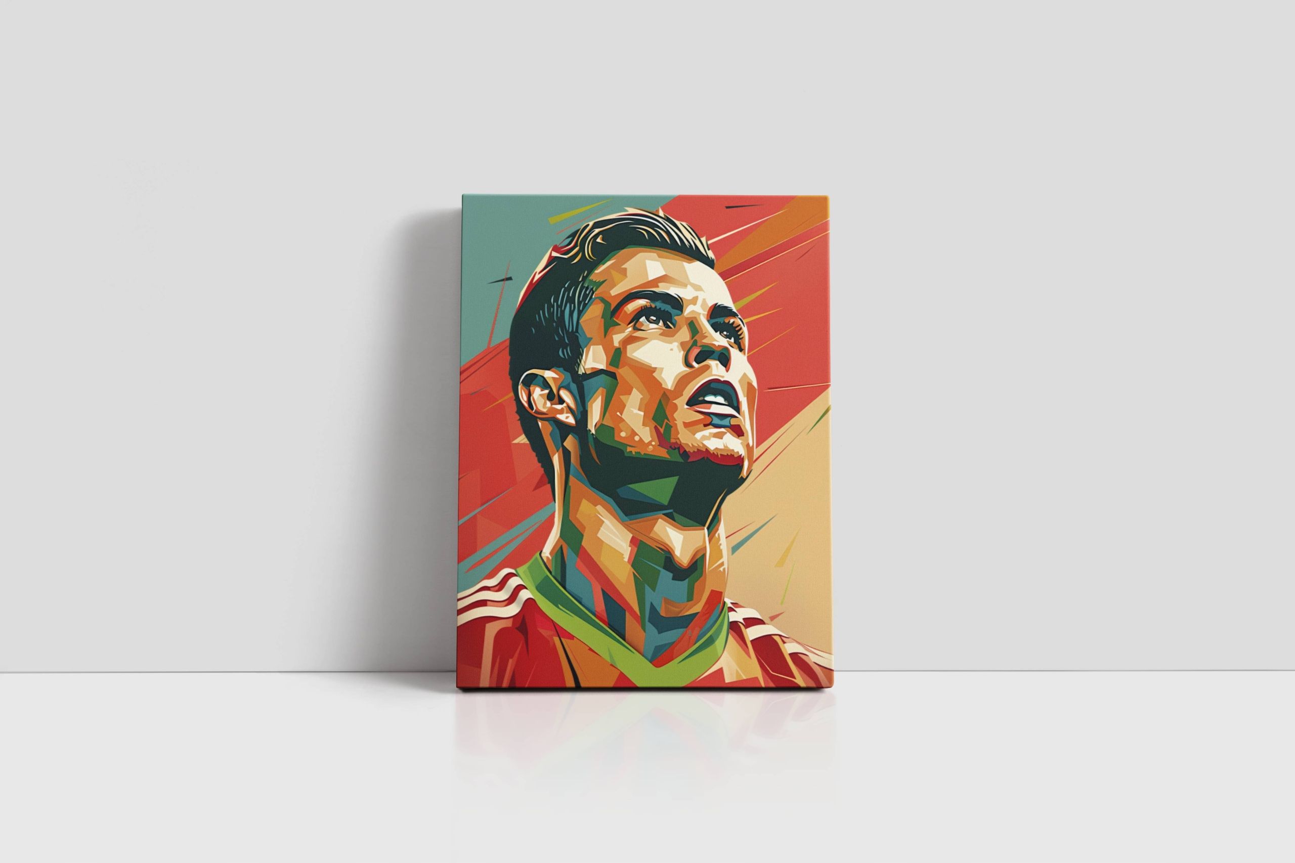 Obraz na płótnie Cristiano Ronaldo CR7 w nowoczesnym stylu 30x40 cm