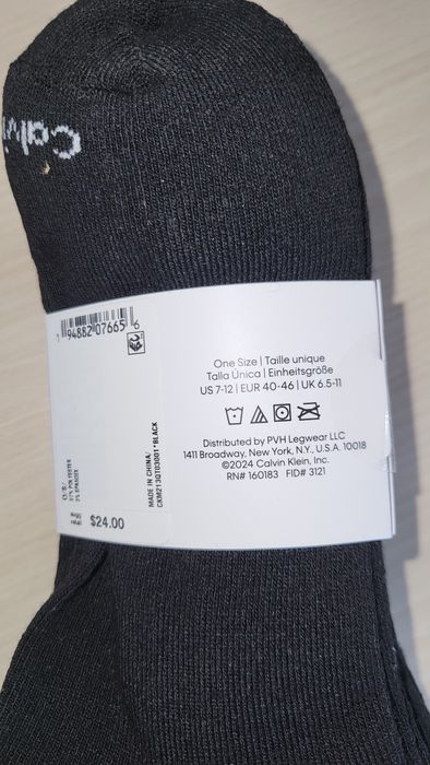 Шкарпетки набір Calvin Klein 6 пар  оригінал чоловічі носки