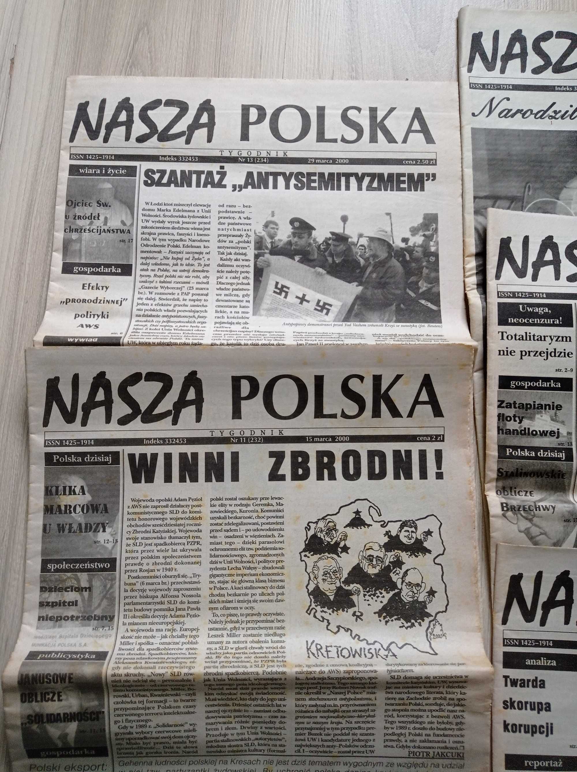 Nasza Polska 2000, zestaw