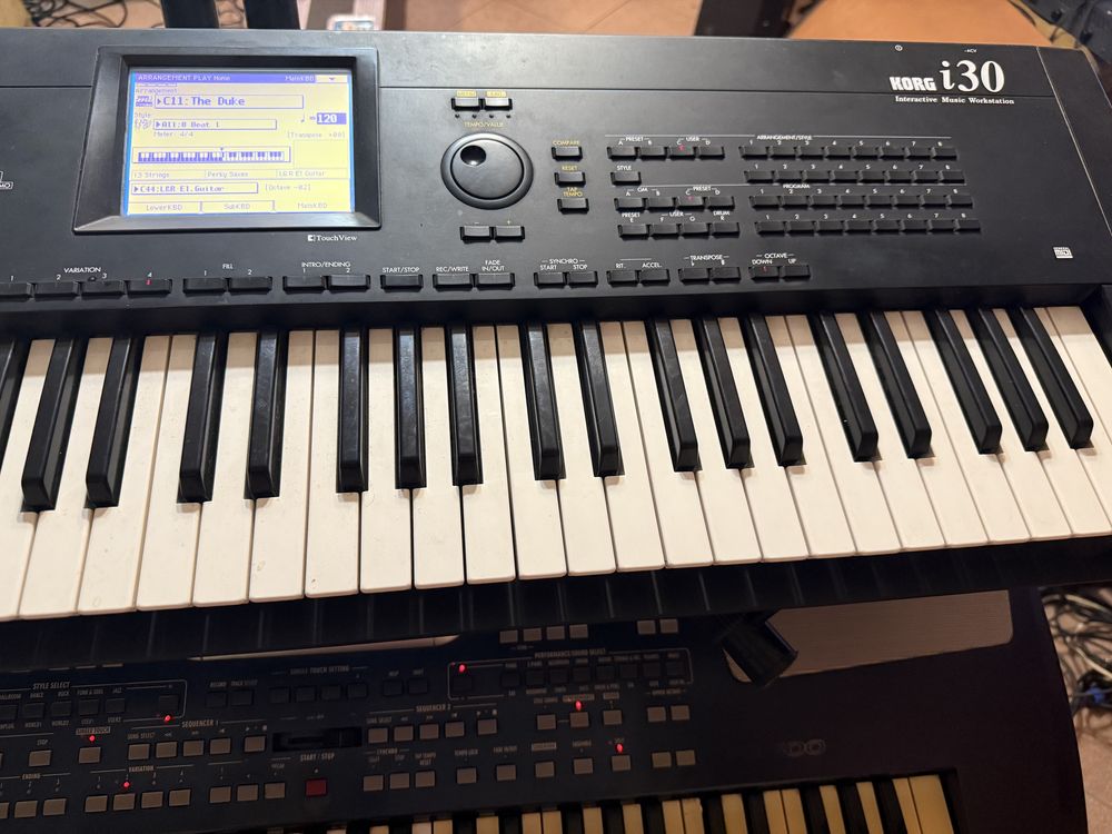 Klawisze korg pa500 i i30 ( syntezator keyboard 61 klawiszy )