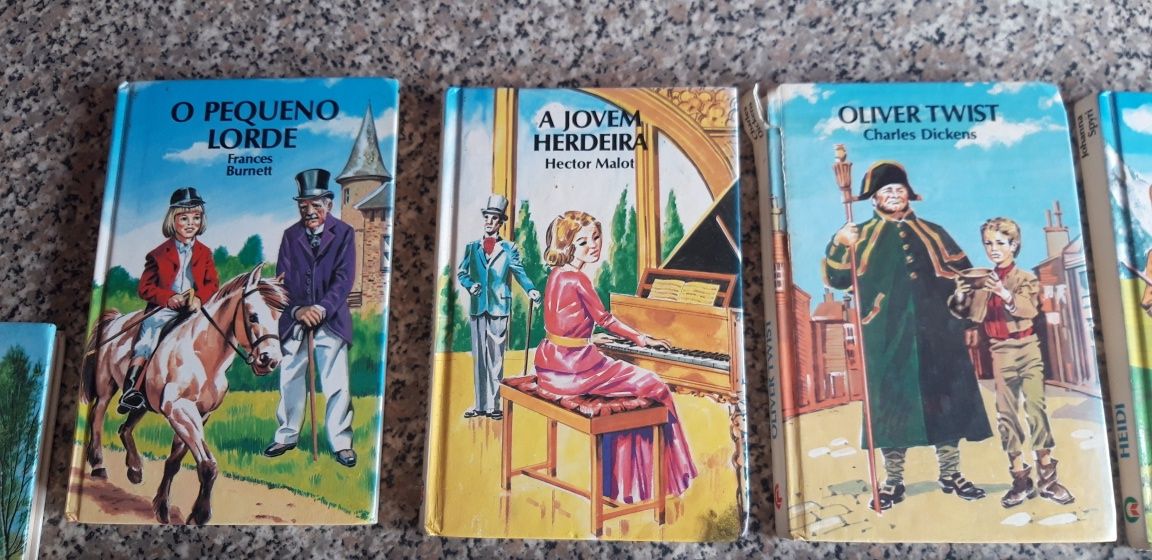Conjunto de 9 Livros Infantis Antigos Círculo de Leitores