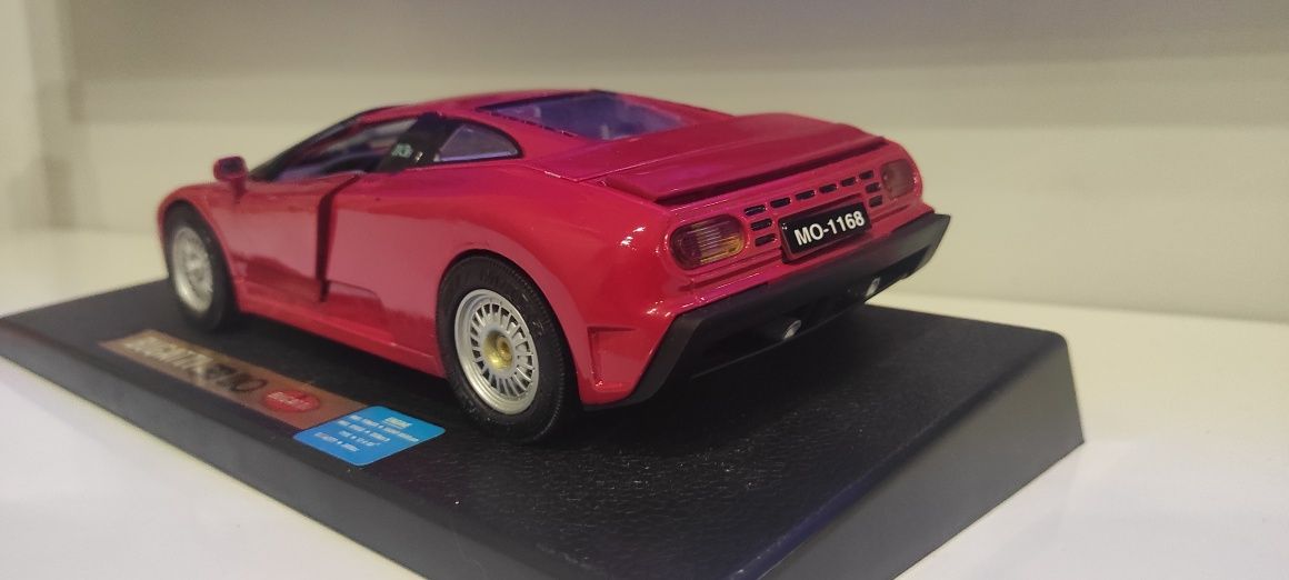 1:18 Bugatti EB 110 azul burago Anson vermelho