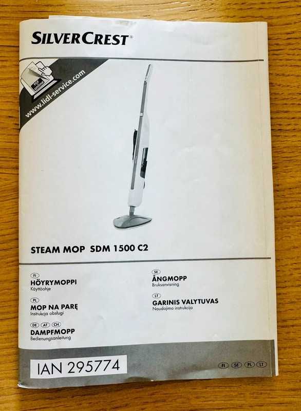 Mop parowy SilverCrest jak nowy