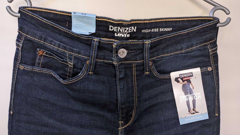 Джинси LEVI'S DENIZEN джеггінси high-rise skinny