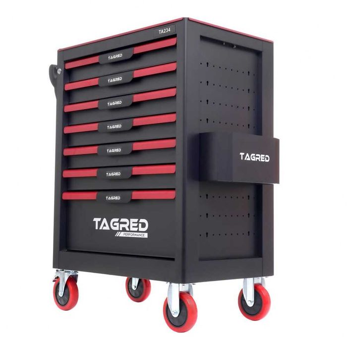 pusta Szafa narzędziowa metalowa na kółkach wózek warsztatowy