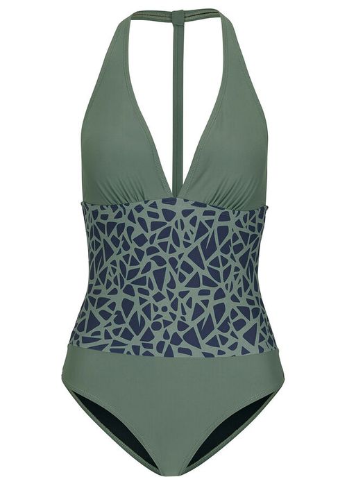 Kostium jednoczęściowy wzorzysty r.40