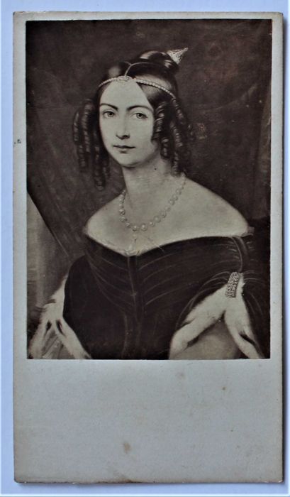 IMPERATRIZ DO BRASIL, D. AMÉLIA, SEGUNDA MULHER D. PEDRO I, CDV FILLON
