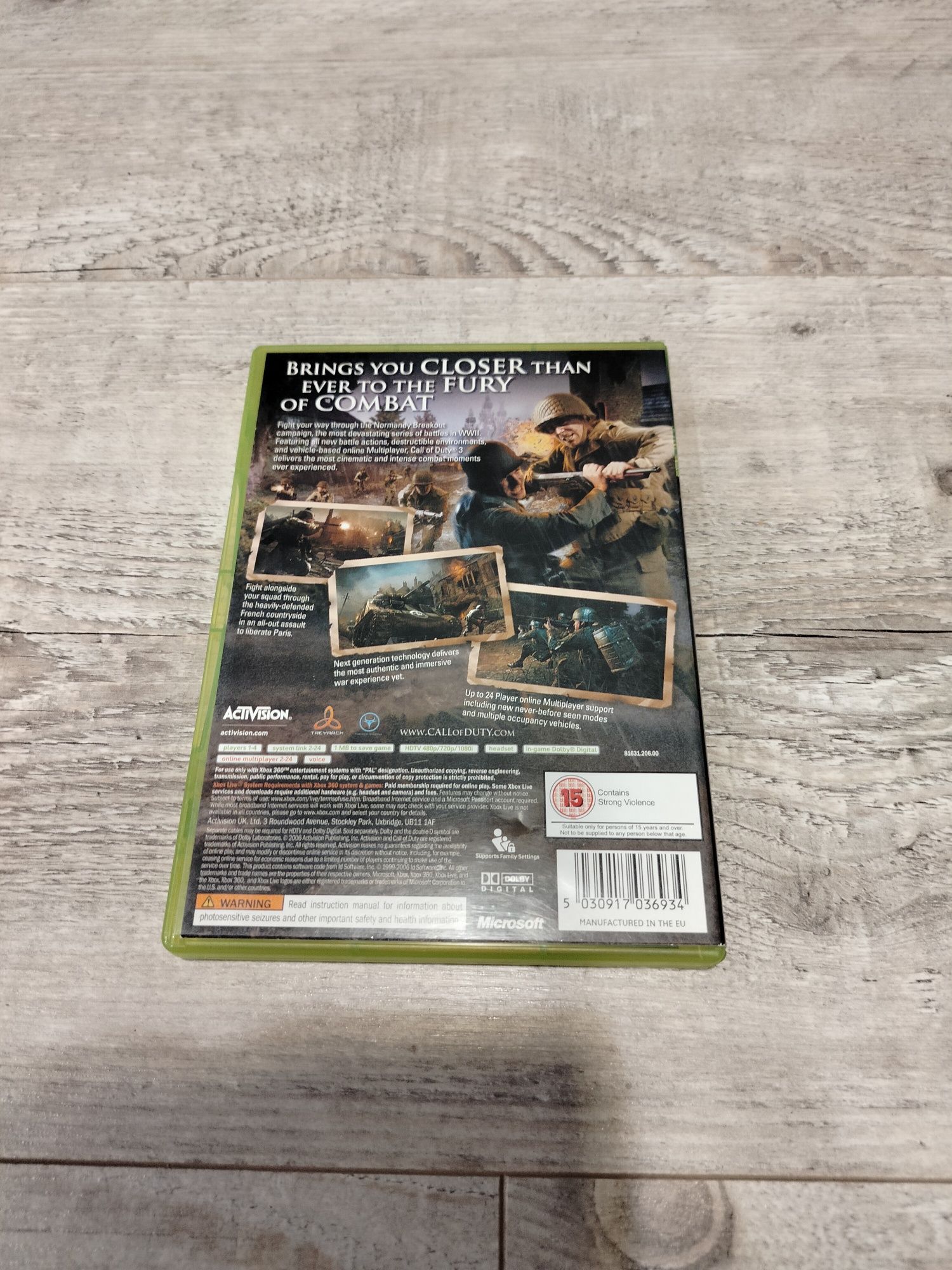 Gra call of duty 3 Xbox 360